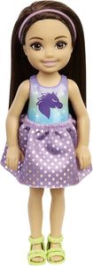Barbie Club Chelsea Doll Brown/Brunette Hair