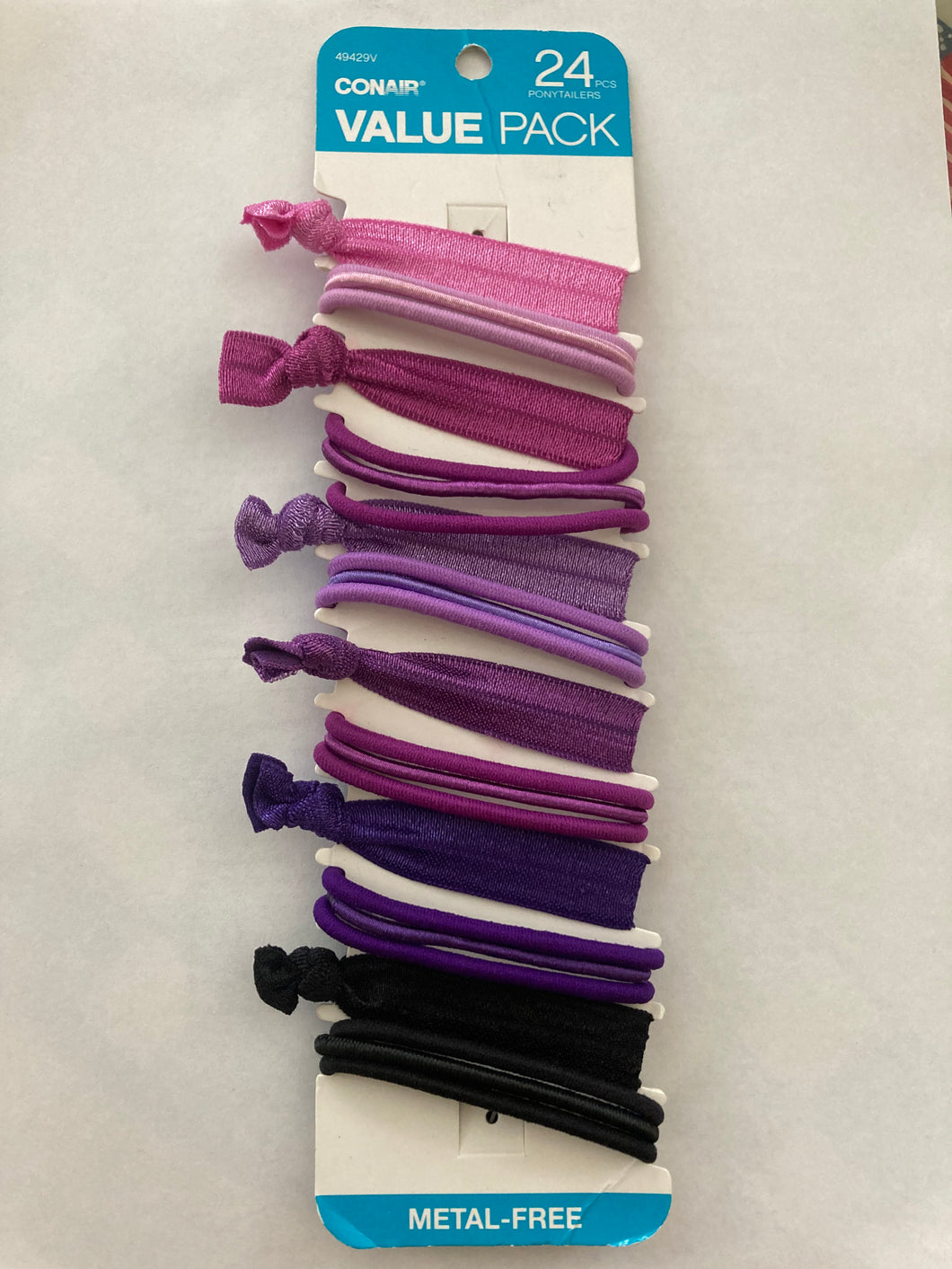 Conair 24 piece Value Pack Hair Ties Hair Elastics