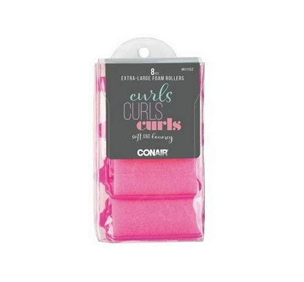 Conair Extra large foam rollers - 8 pack