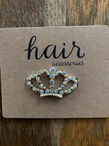Scunci Rhinestone Crown Hair Clip