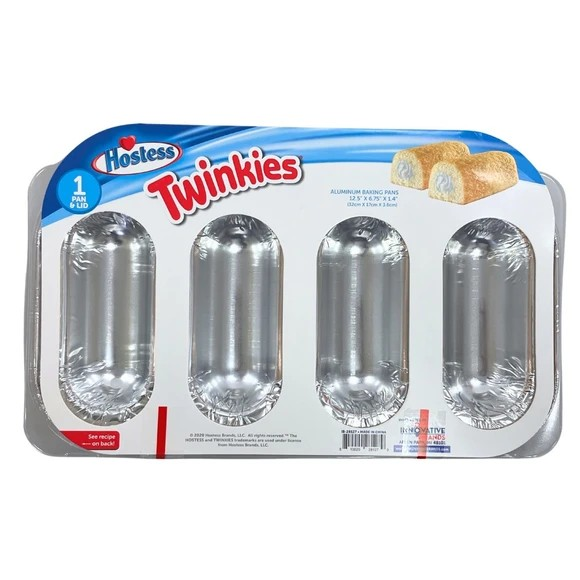 Hostess Twinkies Aluminum Baking Pans with plastic lid