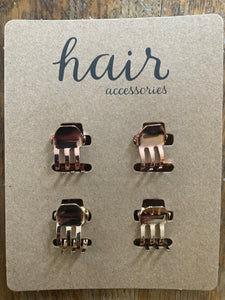 Scunci Copper Color Small Jaw Clips&nbsp;