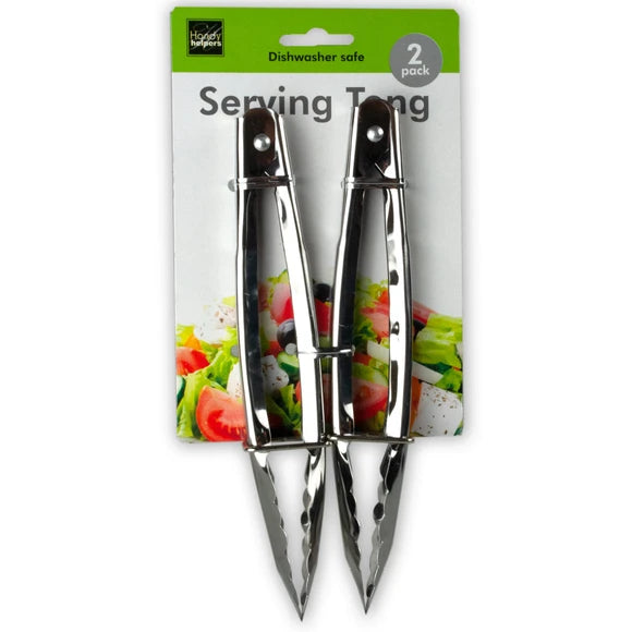 2 Pack Kitchen - Serving Tongs 7 inch