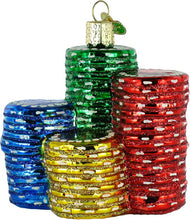 Load image into Gallery viewer, Old World Christmas Poker Chips Ornament
