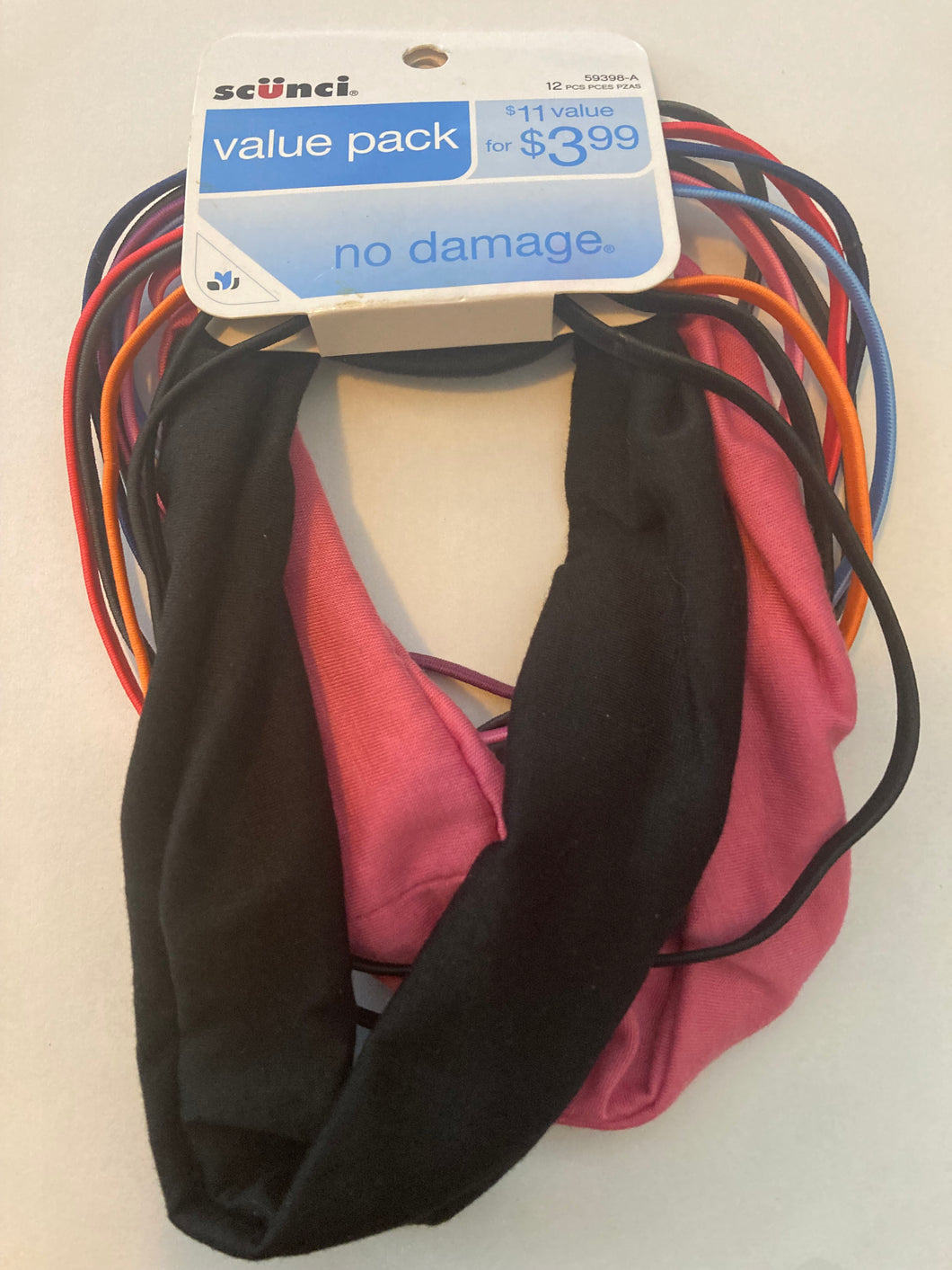 Scunci VALUE PACK  No Damage 12 piece assorted Headbands