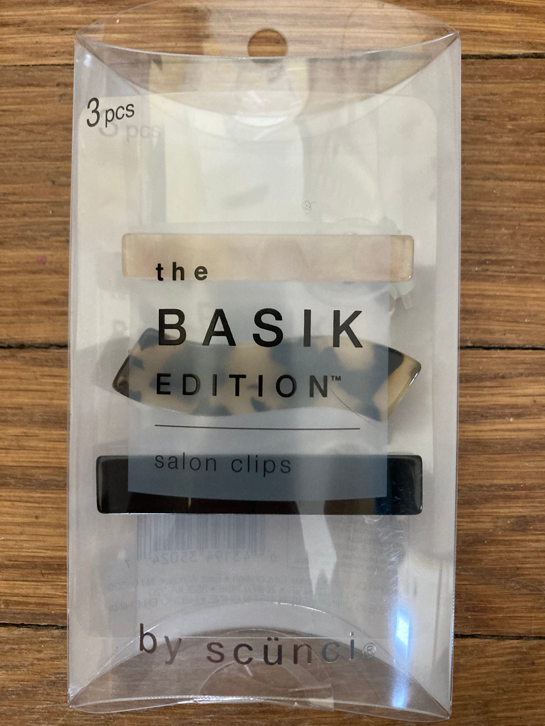 Scunci - The Basik Edition Salon Clips - 3 pieces