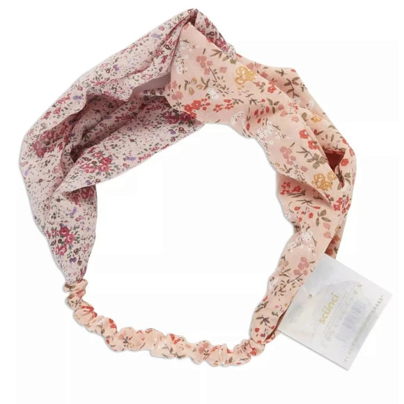 Scunci Head Wrap with Floral Design