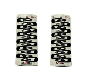Scunci Snap Clips #16999-A Pack of 12