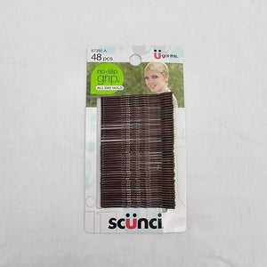 Scunci No-Slip Grip Bobby Pins #67392-A Pack of 48 pins