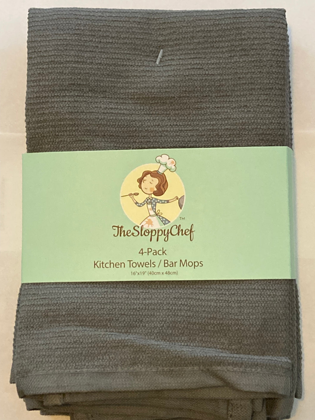 The Sloppy Chef 4 pack Kitchen Towels / Bar Mops