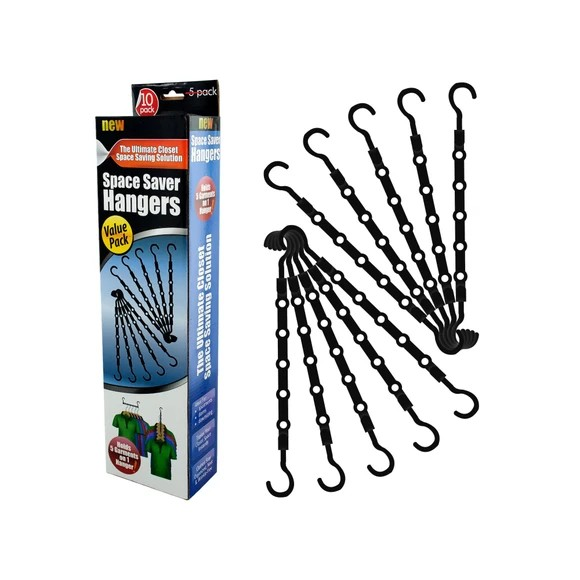Space Saving Hangers - Value Pack of 10