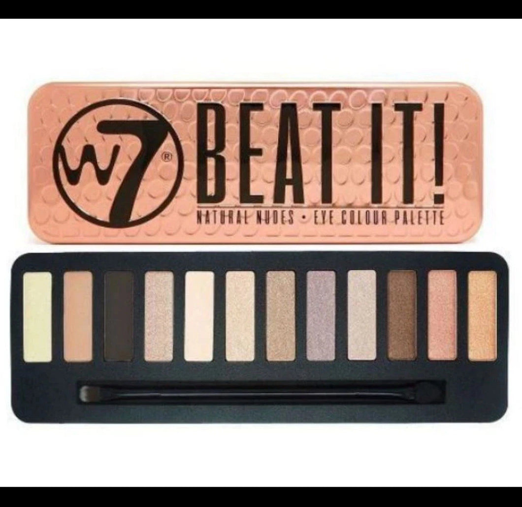 W7 Beat It! Eyeshadow - 12 Natural Nudes Colour – Palette 