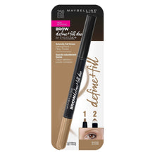 Load image into Gallery viewer, Maybelline Brow Define + Fill Duo by Eyestudio
