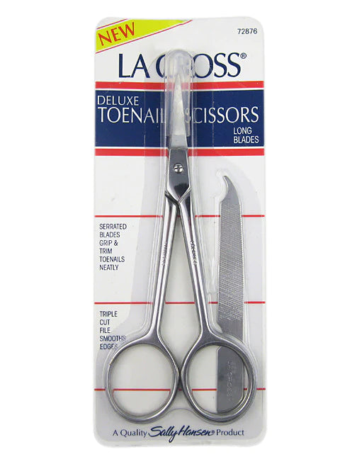 La Cross Deluxe Toenail Scissors by Sally Hansen #72876
