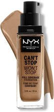 Load image into Gallery viewer, NYX Can&#39;t Stop Won&#39;t Stop Ful Coverage Foundation
