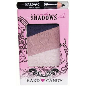 Hard Candy Eye Shadow In The Shadows Trio w/ Mini Eyeliner Pencil