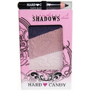Hard Candy Eye Shadow In The Shadows Trio w/ Mini Eyeliner Pencil