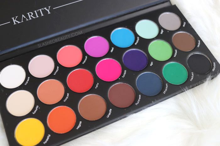 Karity Eyeshadow Palette - Matte - 21 colors