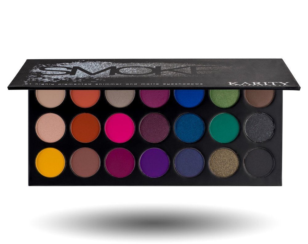 Karity Eyeshadow Palette - Smoke - 21 colors