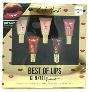 L.A. Girl Best of Lips Glazed lip paint mini - Gift Set